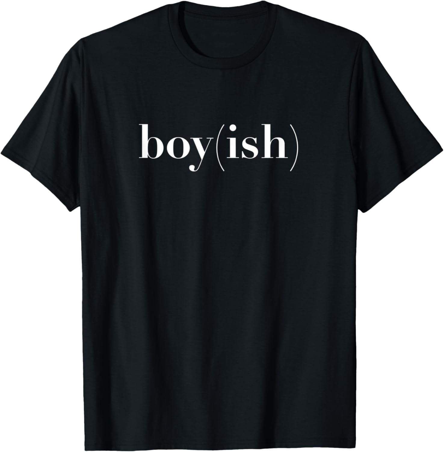 Boy(ish) Boyish Gender Pronoun Education T-Shirt